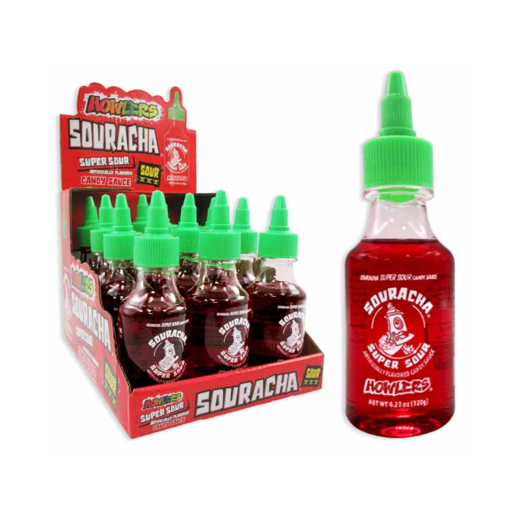 HOWLERS SOURACHA SUPER SOUR CANDY SAUCE 24/4.23oz