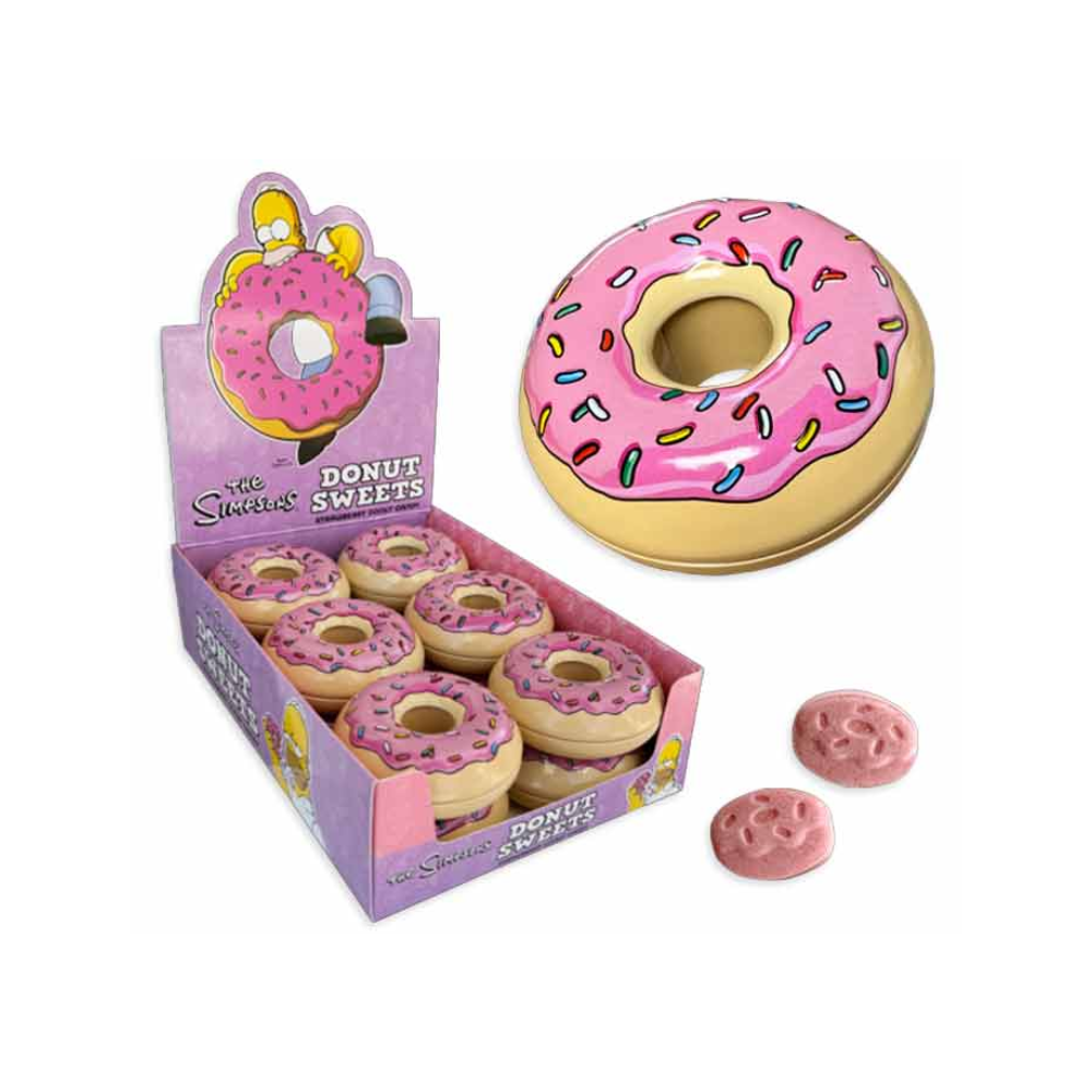 SIMPSONS MMMM…DONUTS! TIN IN DISPLAY 12/1.5oz