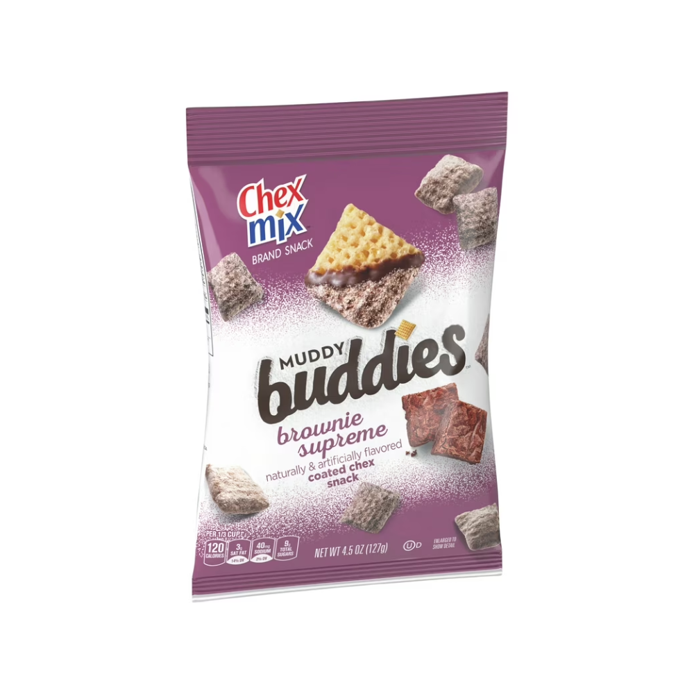 CHEX MIX MUDDY BUDDIES BROWNIE SUPREME SNACK MIX 7/4.5oz