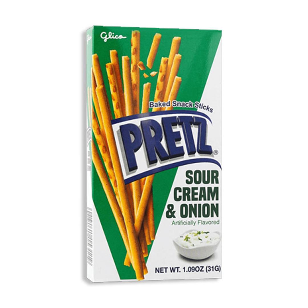 GLICO PRETZ SOUR CREAM & ONIONS 10/1.09OZ