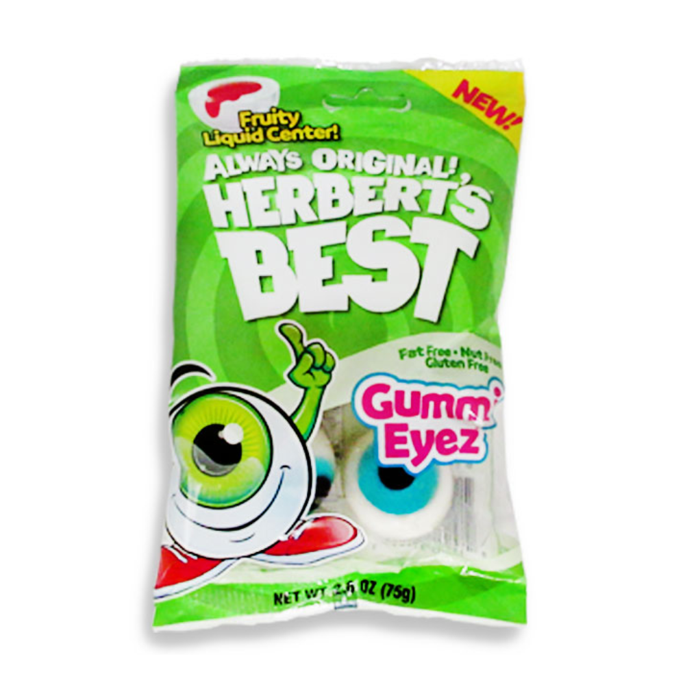 HERBERTS BEST GUMMI EYEZ PEG BAG 12/2.6OZ