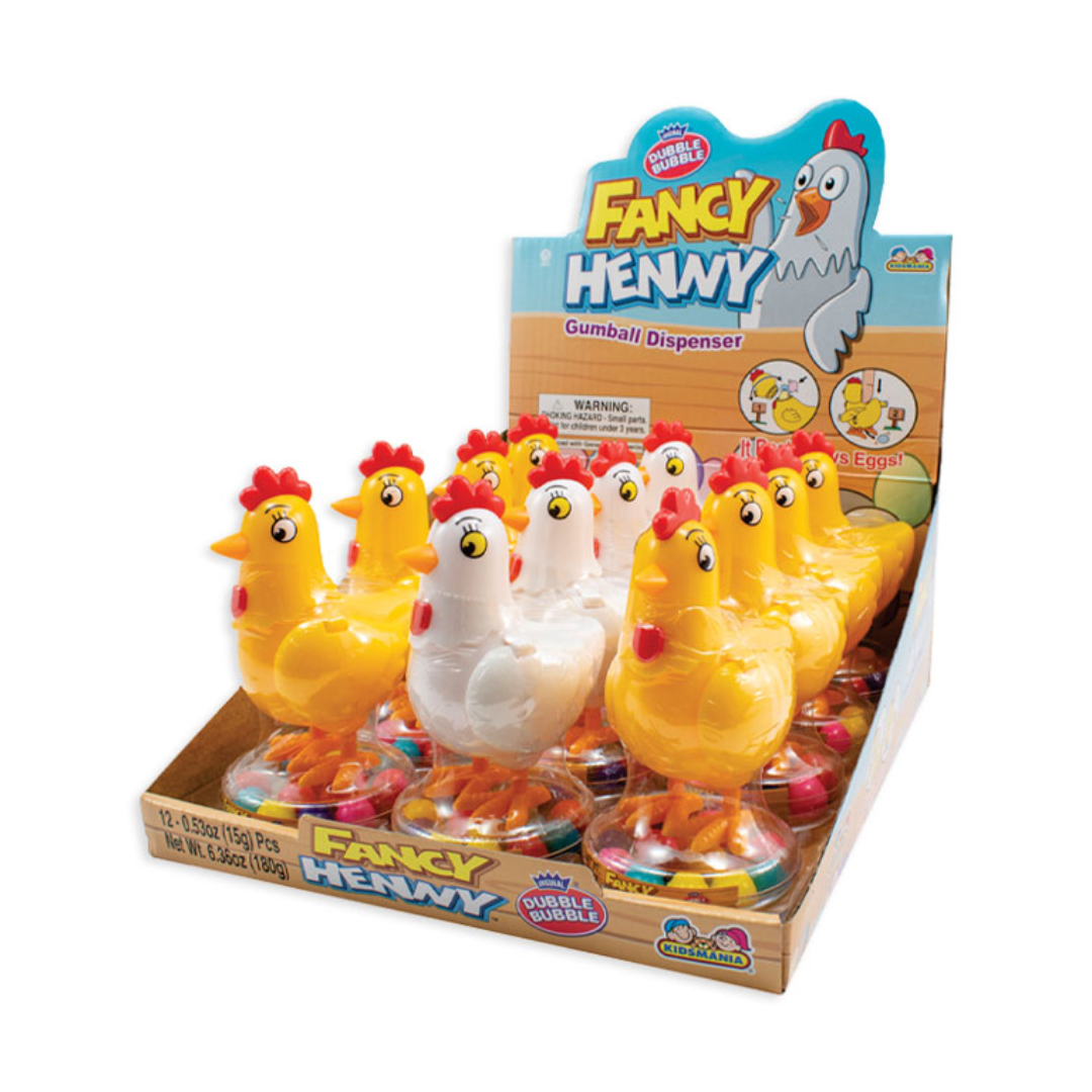 KIDSMANIA DUBBLE BUBBLE FANCY HENNY 12/.53OZ