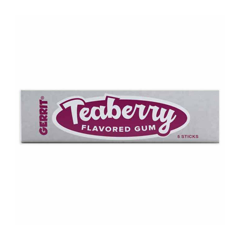 NOSTALGIA GUM IN DISPLAY - TEABERRY 20/.44OZ