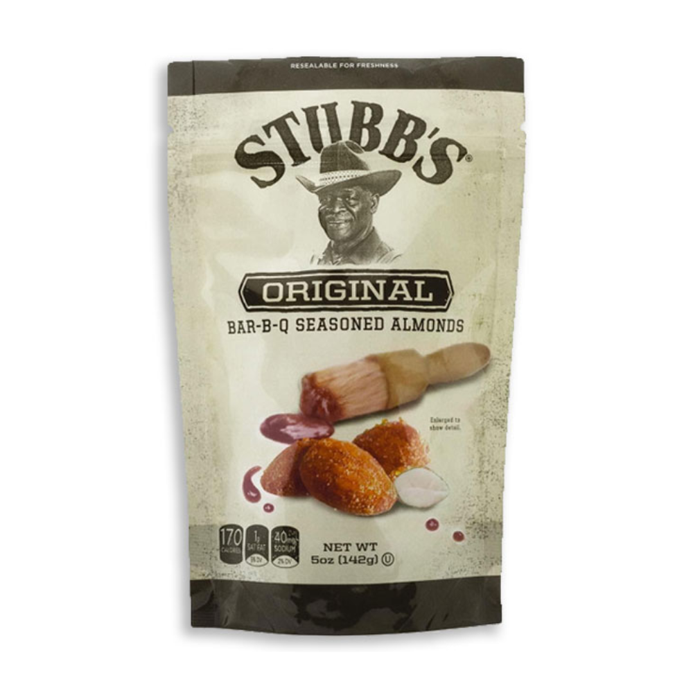 STUBBS ORIGINAL BBQ ALMONDS SUB 12/5OZ