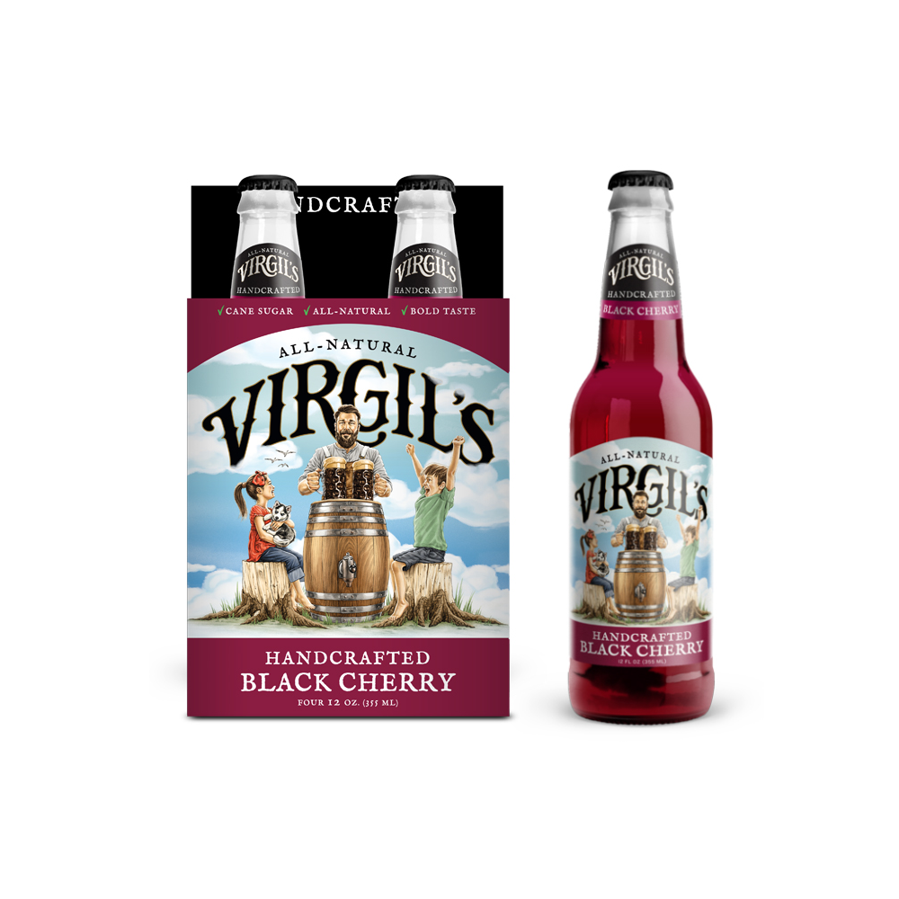 VIRGILS - BLACK CHERRY SODA 24/12oz