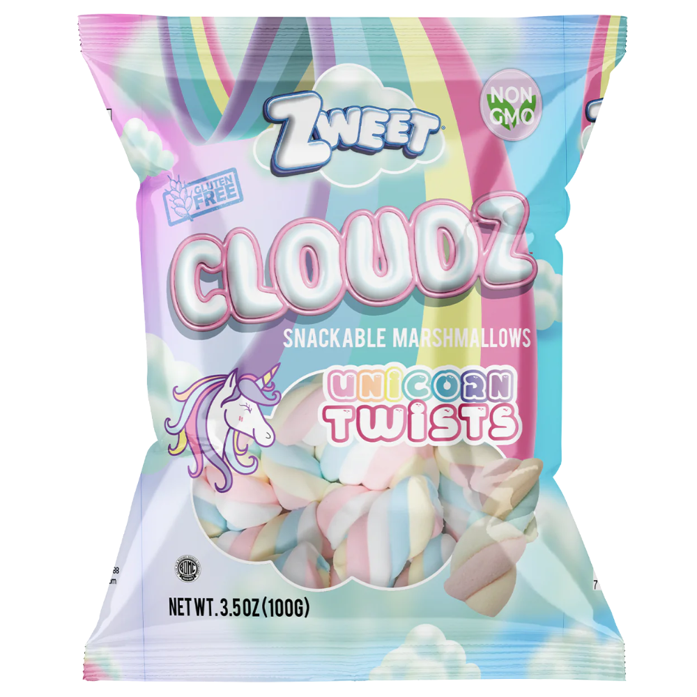 ZWEET CLOUDZ MARSHMALLOW UNICORN TWISTS 24/3.5oz