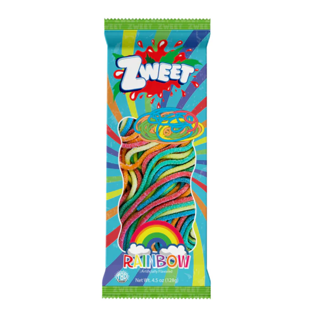 ZWEET SOUR SPAGHETTI RAINBOW GO-PACK 12/4.5oz