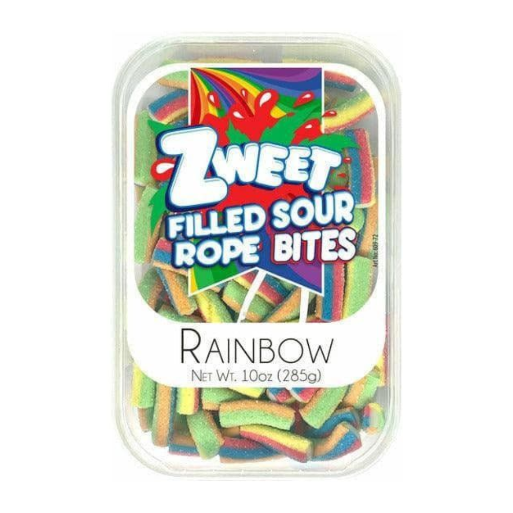 ZWEET SOUR RAINBOW ROPE BITES 6/10oz