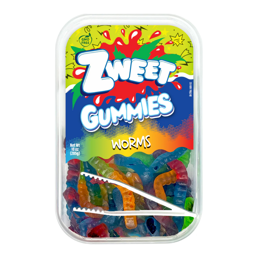 ZWEET GUMMY WORMS 6/10oz