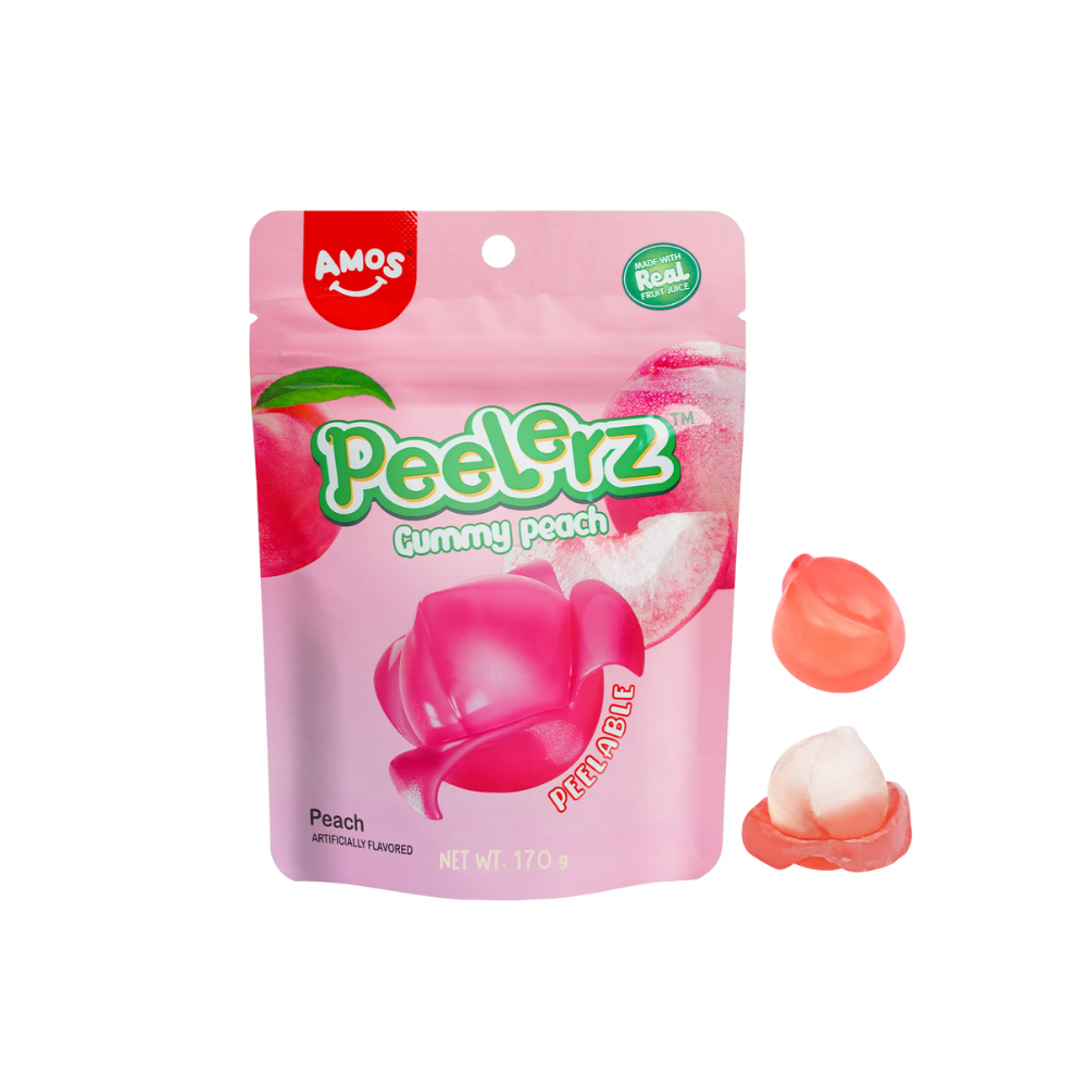 AMOS PEELERZ GUMMY PEACH 12/6oz
