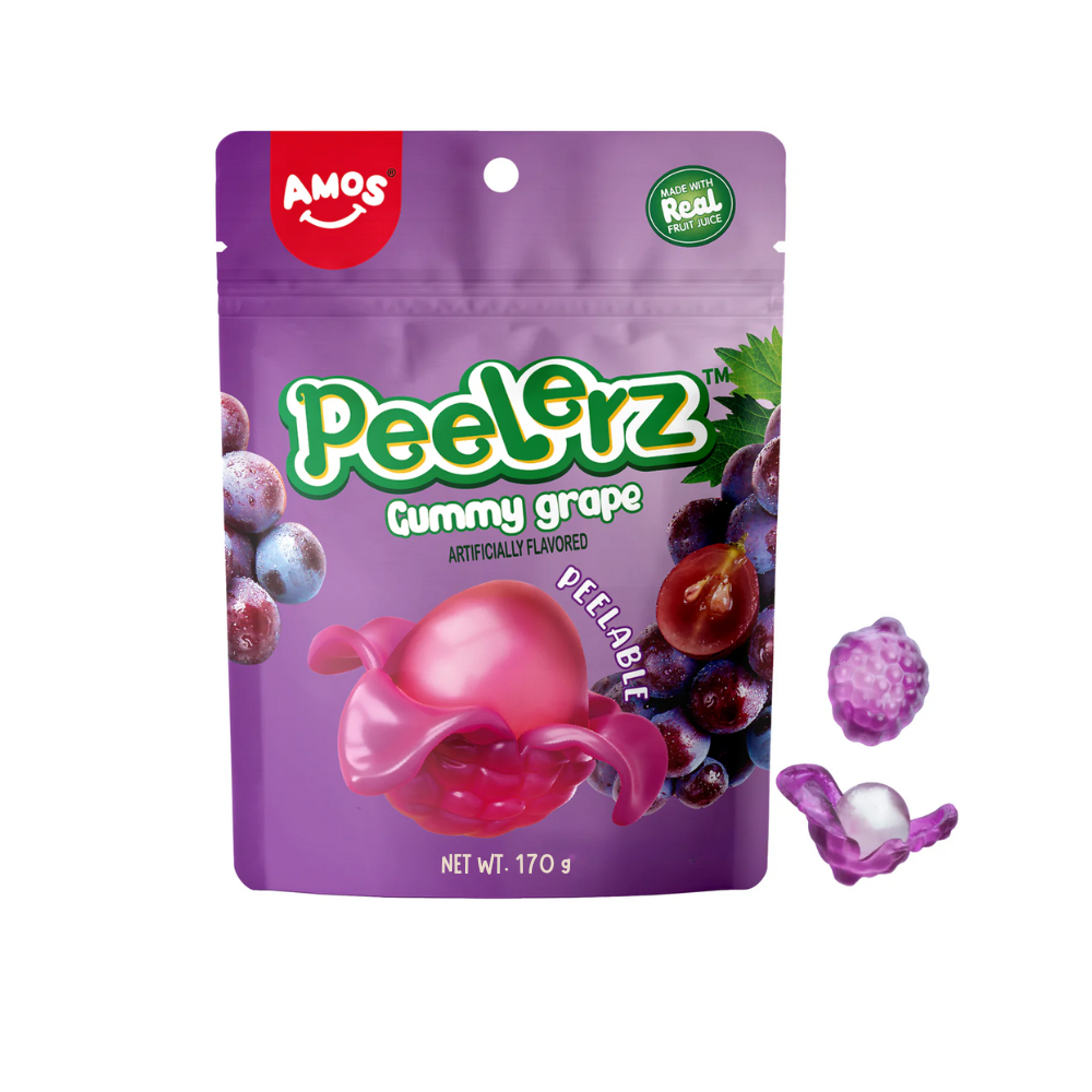 AMOS PEELERZ GUMMY GRAPE 12/6oz