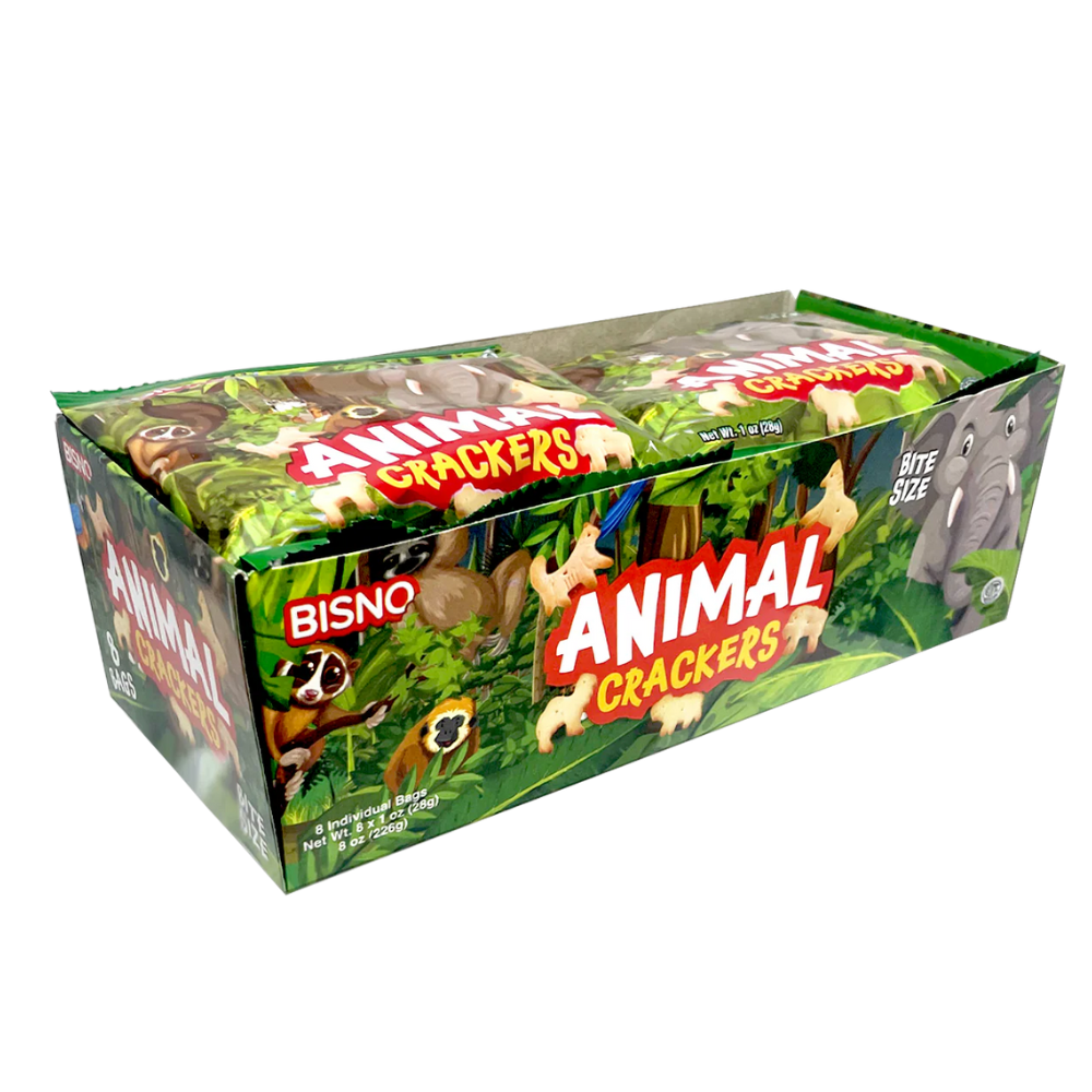 BISNO ANIMAL CRACKERS 12/8/1oz