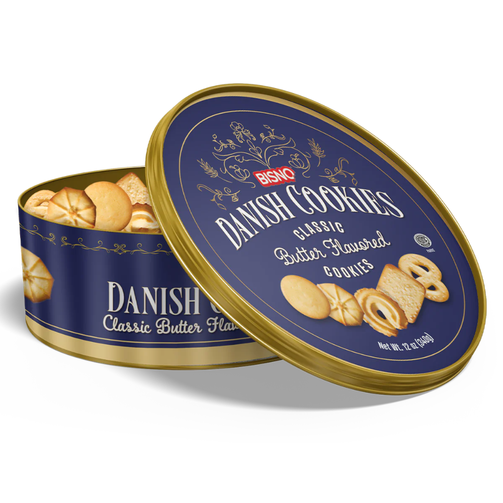 Bisno Danish Cookies 12/12oz