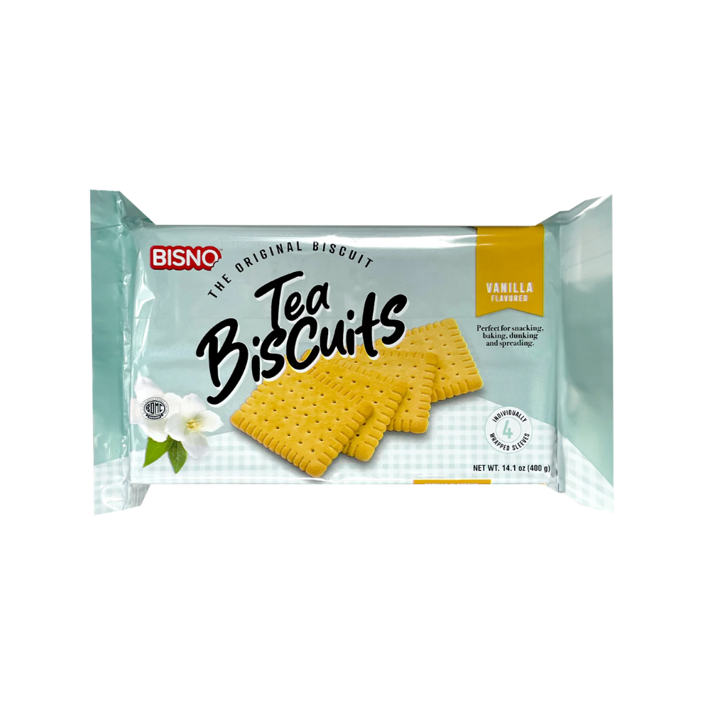 BISNO TEA BISCUITS VANILLA 12/400g