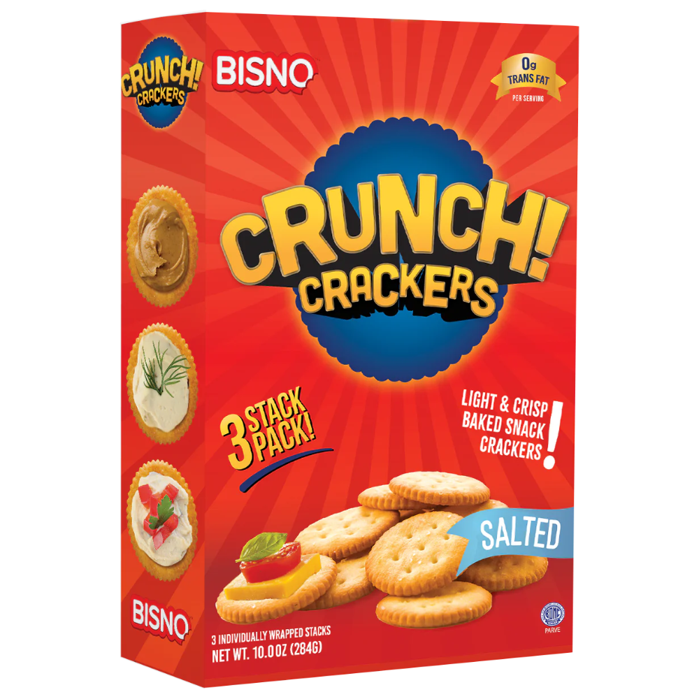 BISNO CRUNCH CRACKERS 12/10oz