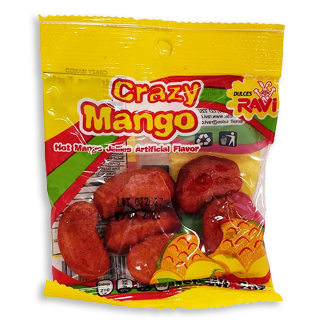 CRAZY MANGO HOT JELLIES 12/2oz