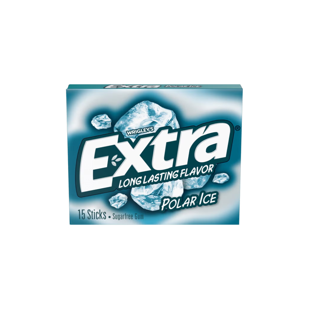 WRIGLEY'S EXTRA POLAR ICE SLIM PACK 10/15 PIECES