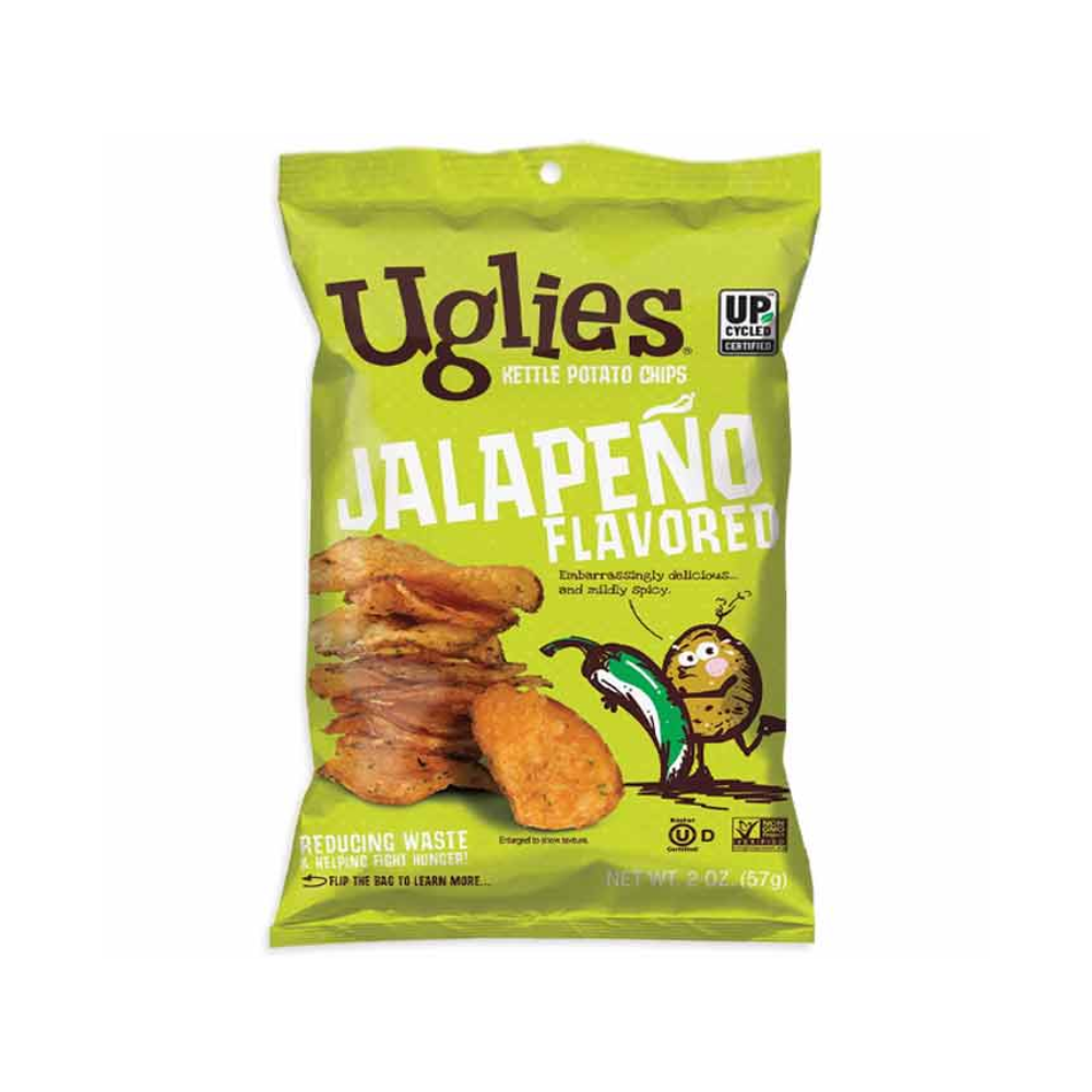 UGLIES KETTLE CHIPS JALEPENO 10/2oz