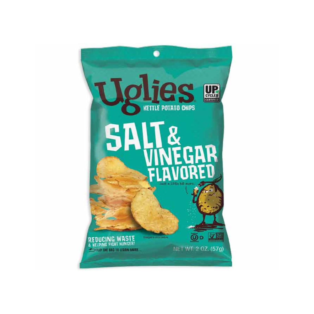 UGLIES KETTLE CHIPS SALT & VINEGAR 10/2oz