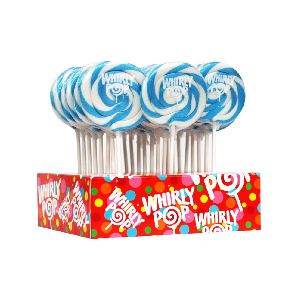 WHIRLY POP COLORS LIGHT BLUE & WHITE 24/1.5oz