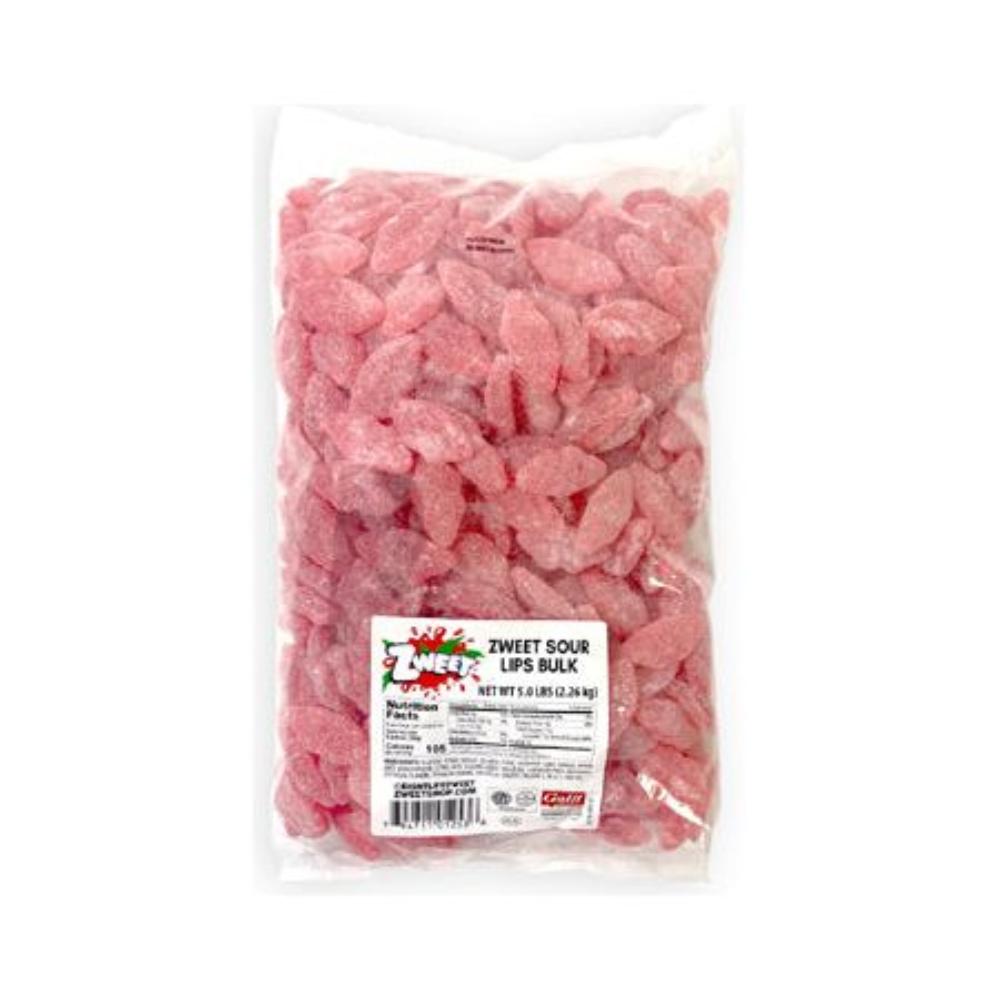 ZWEET GUMMY SOUR LIPS BULK 4/2.26kg