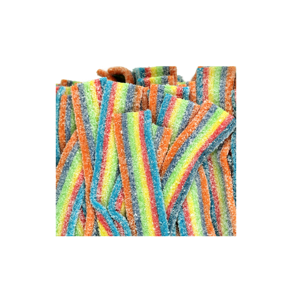 ZWEET SOUR BELTS RAINBOW BULK 4/2.26kg