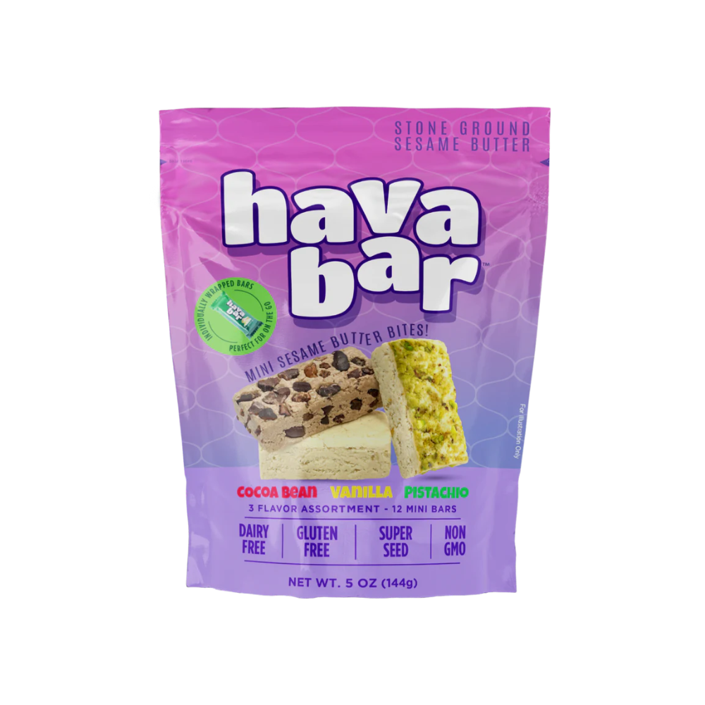 HAVA BAR HALVA VARIETY 12 PCS 6/5.1oz