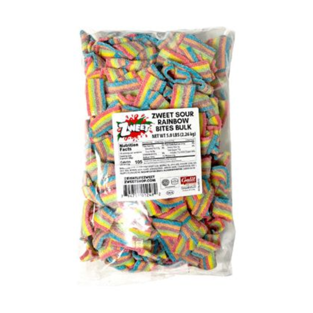 ZWEET SOUR RAINBOW BITES BULK 4/2.26kg