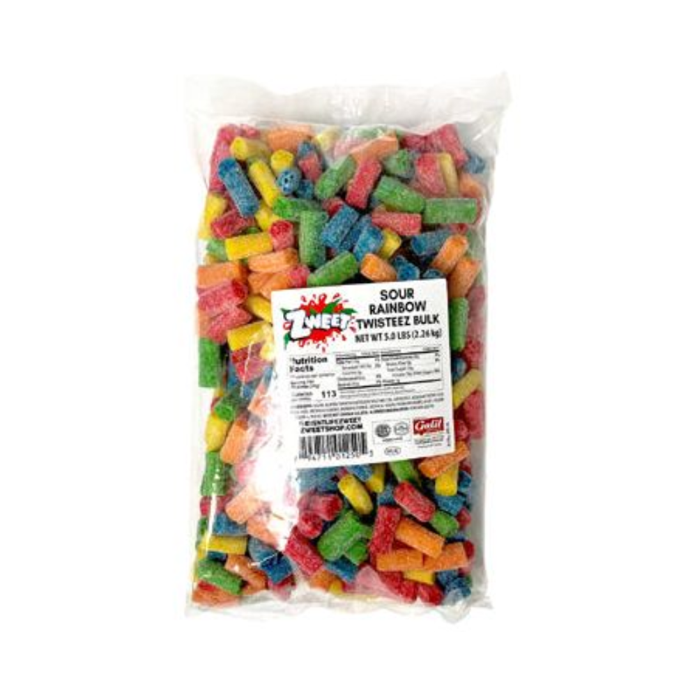 ZWEET SOUR RAINBOW TWISTEEZ BULK 4/2.26kg