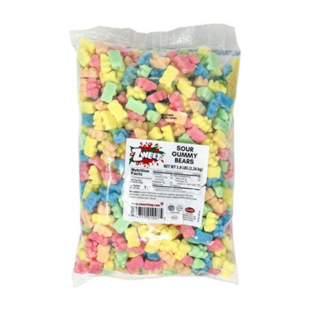 ZWEET GUMMY SOUR BEARS BULK 4/2.26kg