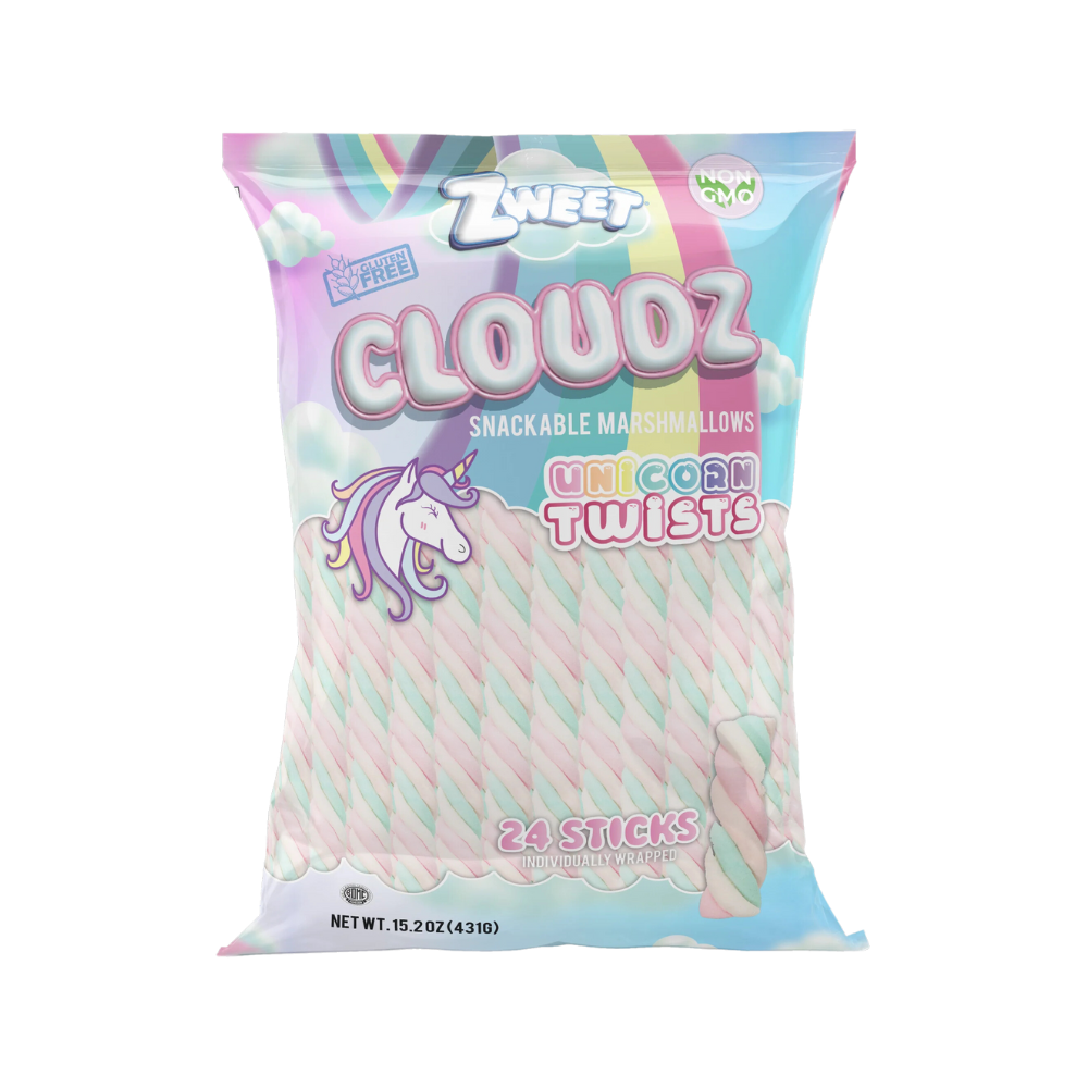 ZWEET CLOUDZ MARSHMALLOW UNICORN STICKS 12/15.2 oz