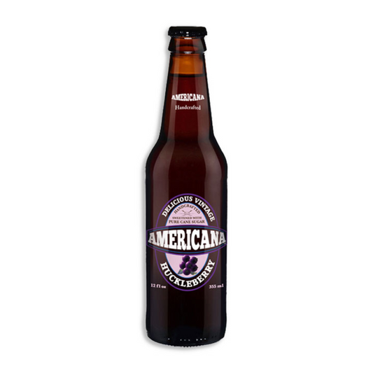 AMERICANA -HUCKLEBERRY SODA 24/12oz