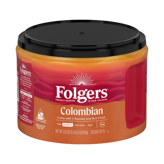 FOLGERS COLOMBIAN 6/22.6 OZ