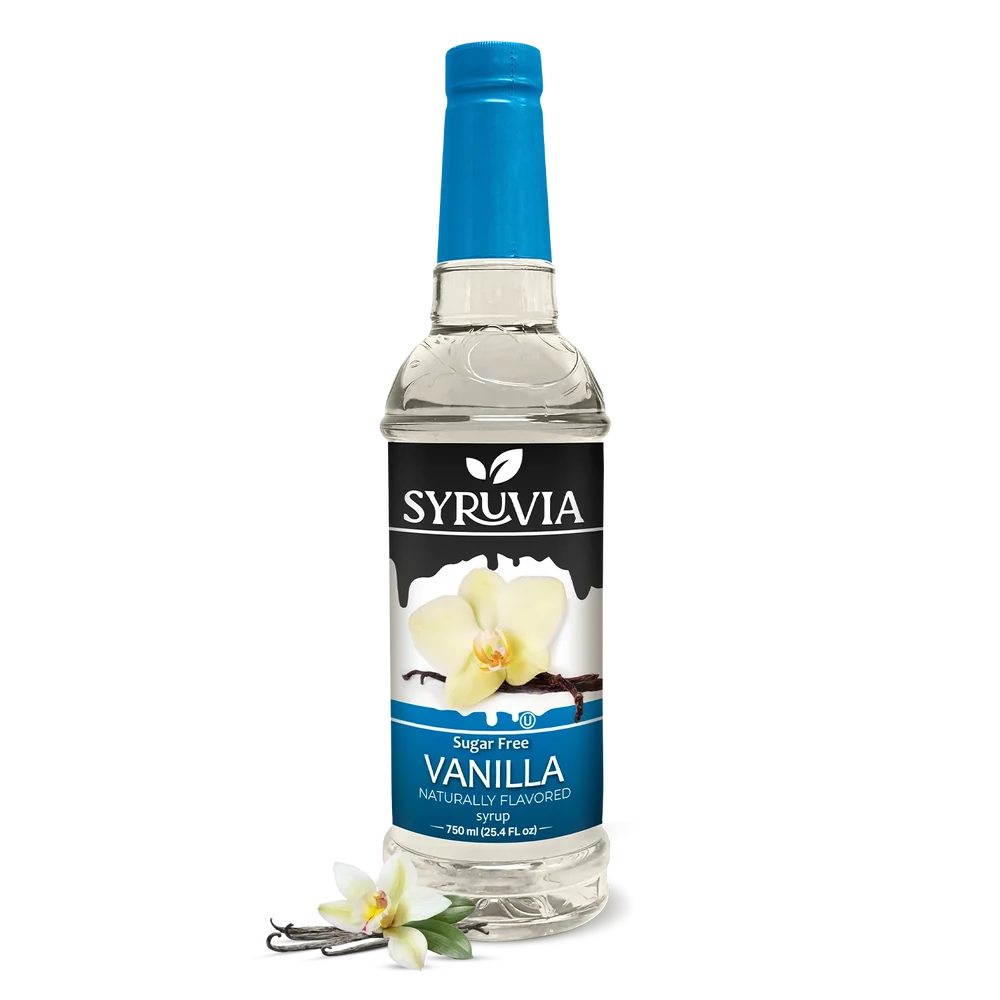 SYRUVIA SUGAR FREE VANILLA SYRUP 6/750ml
