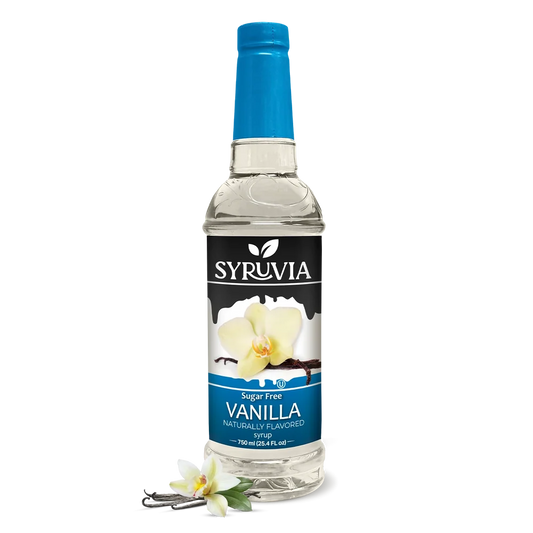 SYRUVIA SUGAR FREE VANILLA SYRUP 6/750ml