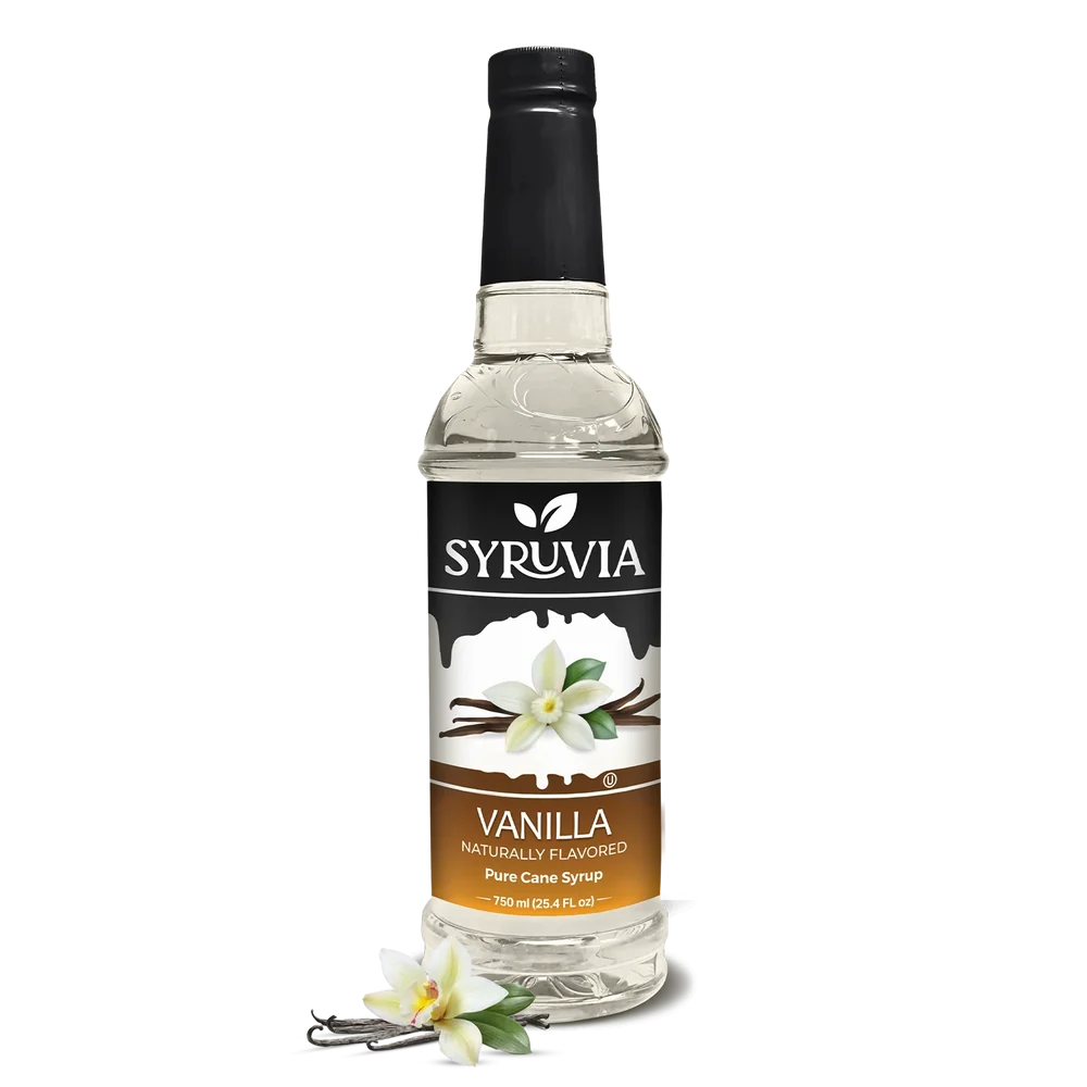 SYRUVIA VANILLA SYRUP 6/750ml