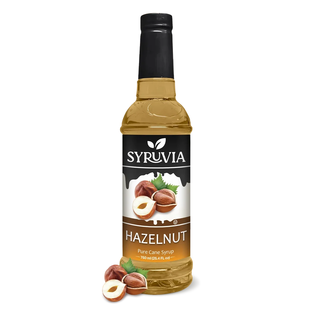 SYRUVIA HAZELNUT SYRUP 6/750ml