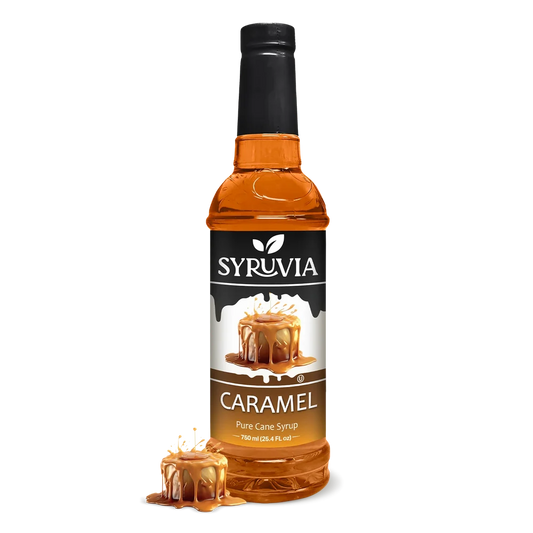 SYRUVIA CARAMEL SYRUP 6/750ml