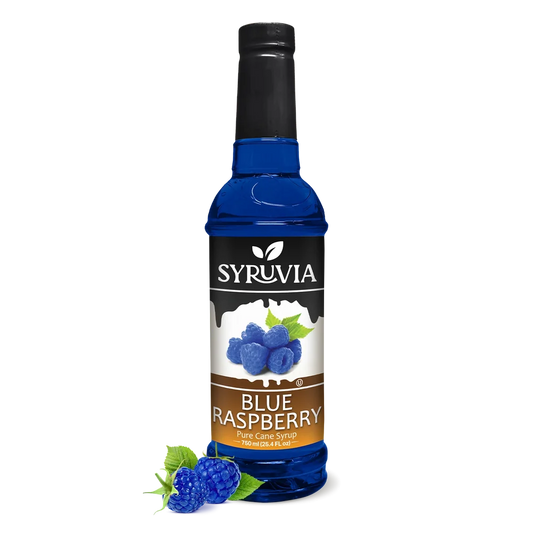SYRUVIA BLUE RASPBERRY SYRUP 6/750ml