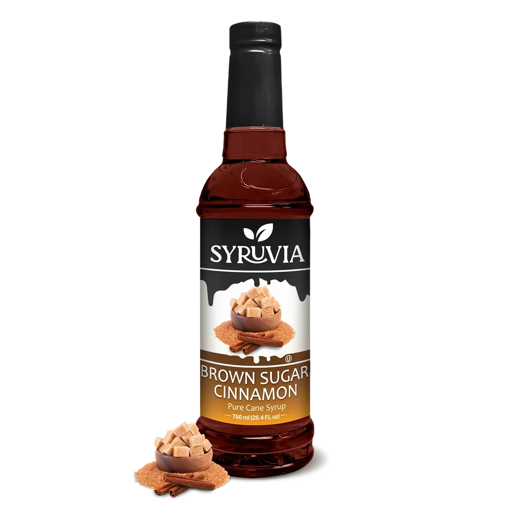 SYRUVIA BROWN SUGAR CINNAMON SYRUP 6/750ml