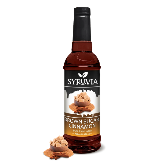 SYRUVIA BROWN SUGAR CINNAMON SYRUP 6/750ml