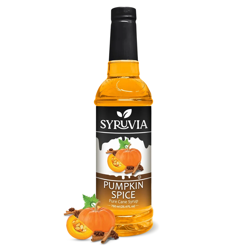 SYRUVIA PUMPKIN SPICE SYRUP 6/750ml