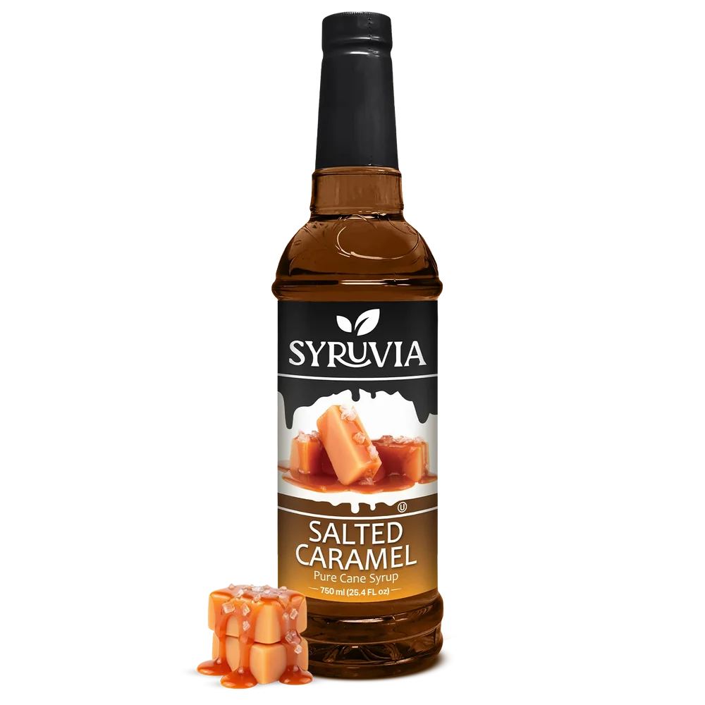 SYRUVIA SALTED CARAMEL SYRUP 6/750ml