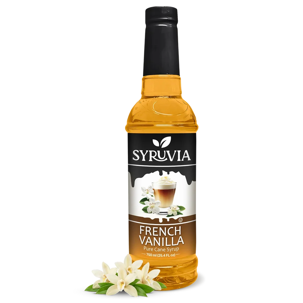 SYRUVIA FRENCH VANILLA SYRUP 6/750ml