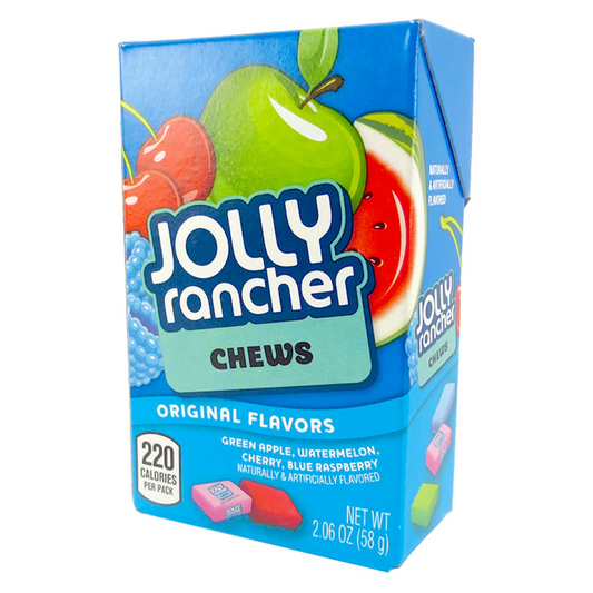 JOLLY RANCHER FRUIT CHEWS BOX 12/2.06OZ