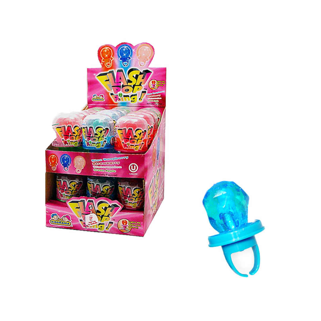 KIDSMANIA FLASH POP RING 24/.56OZ – Solly's Sweets