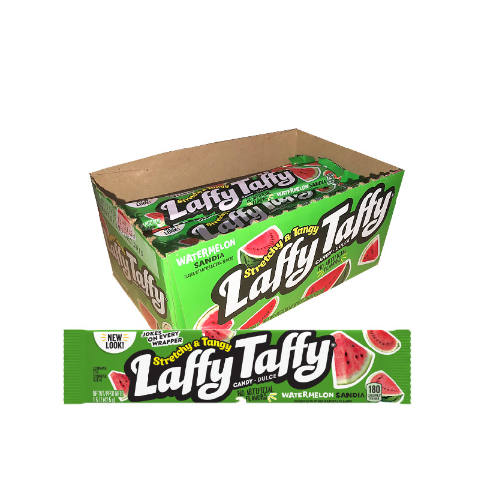 LAFFY TAFFY SINGLES - WATERMELON 24/1.5OZ