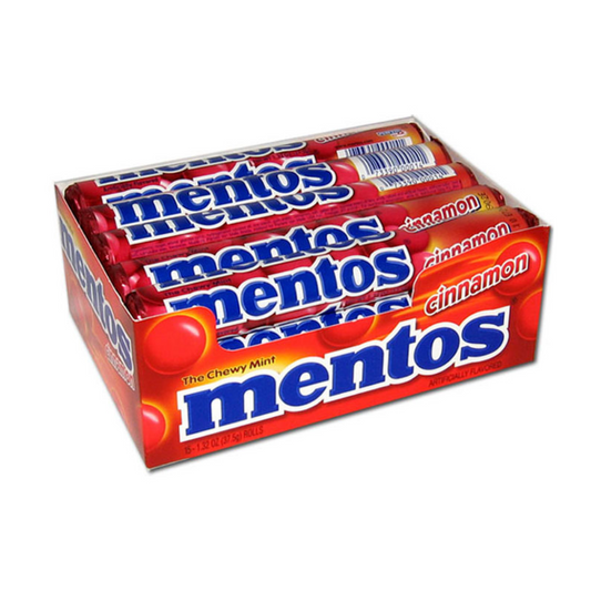 MENTOS COUNTER DISPLAY - CINNAMON 15/1.32OZ