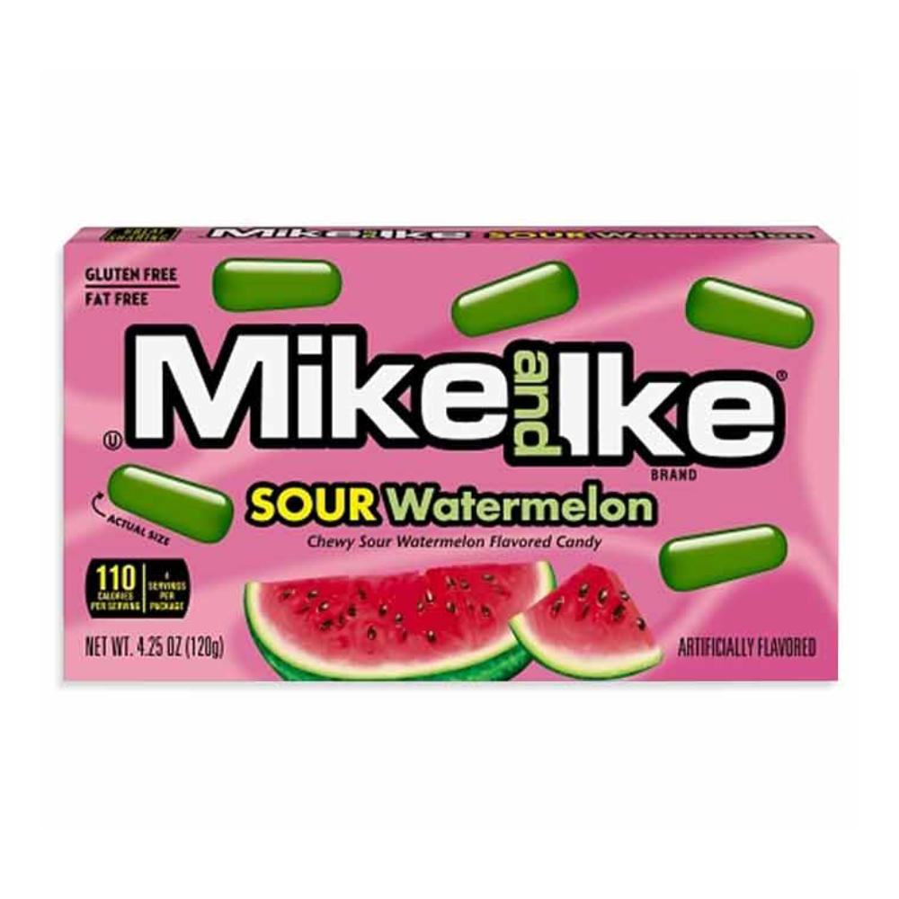 MIKE & IKE SOUR WATERMELON THEATER BOX 12/4.25OZ