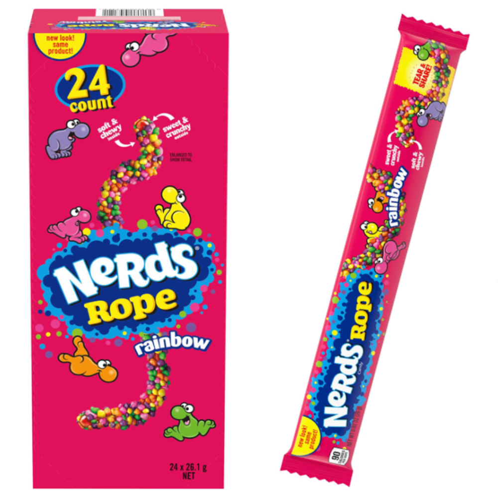 NERDS ROPE IN DISPLAY - RAINBOW 24/.92OZ